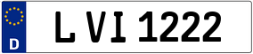 Truck License Plate